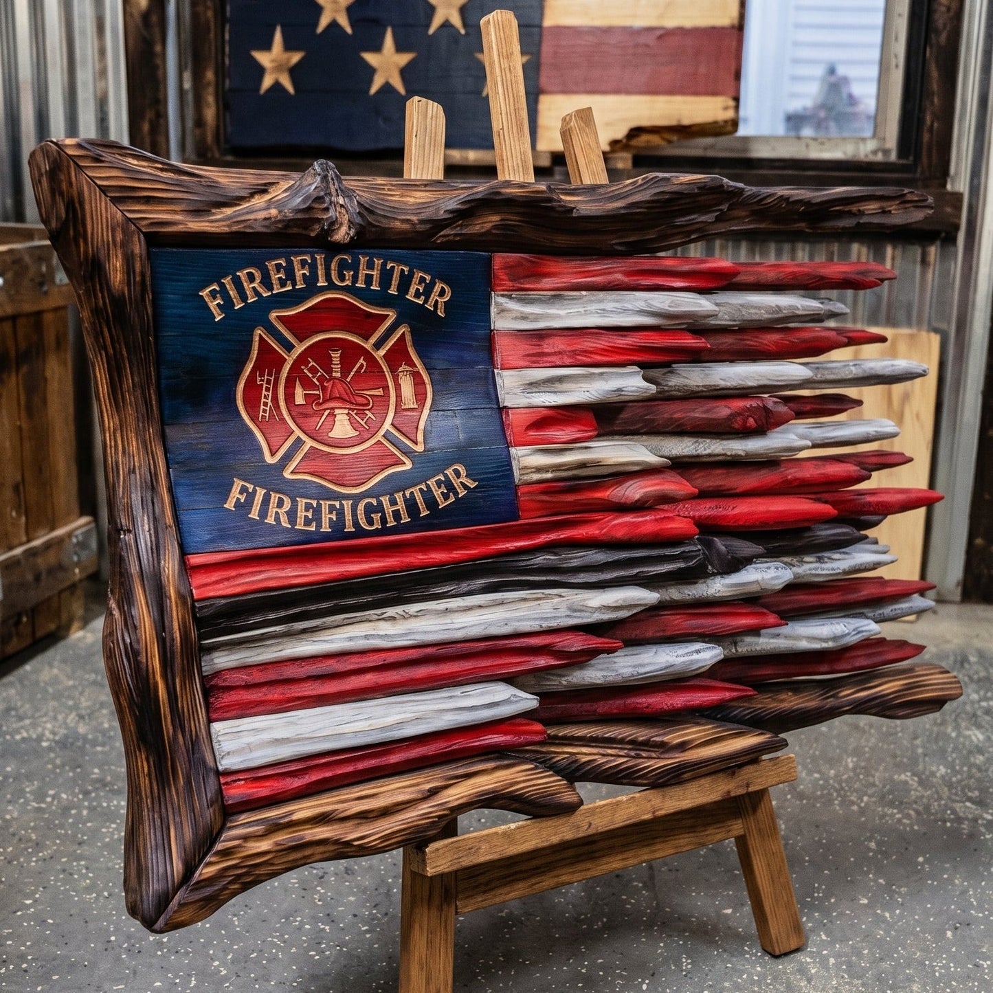 Handmade Firefighter Flag®