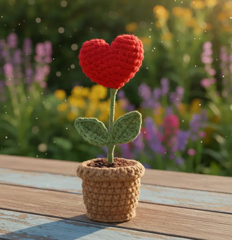 Handmade Heart Flower