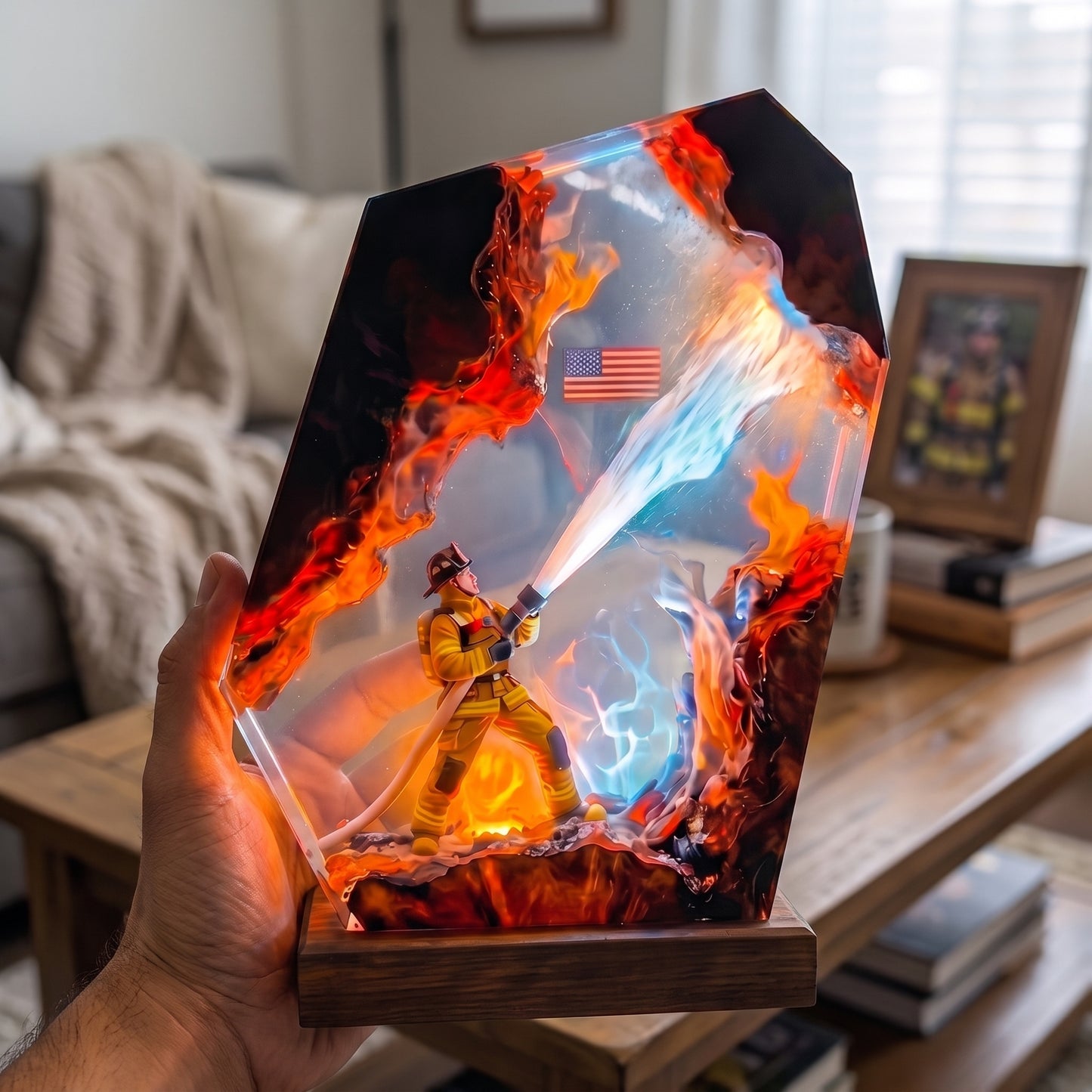 FireFighter Resin Lamp®