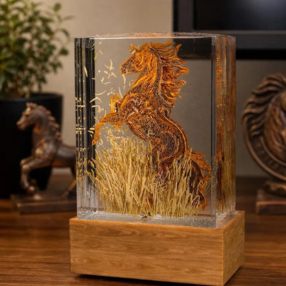 Western Horse Resin Lamp™️