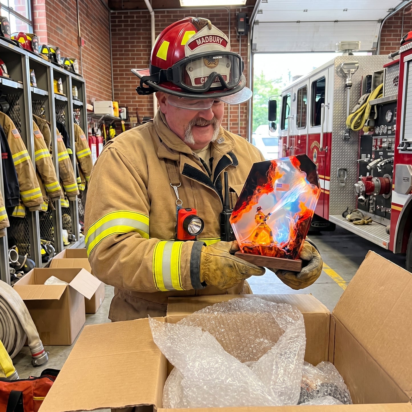 FireFighter Resin Lamp®