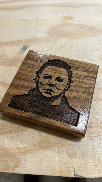 Wooden Halloween Coaster®