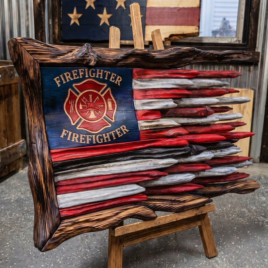 Handmade Firefighter Flag®