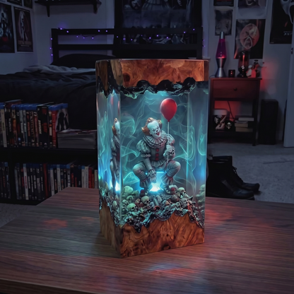 Handmade Halloween Resin Lamps