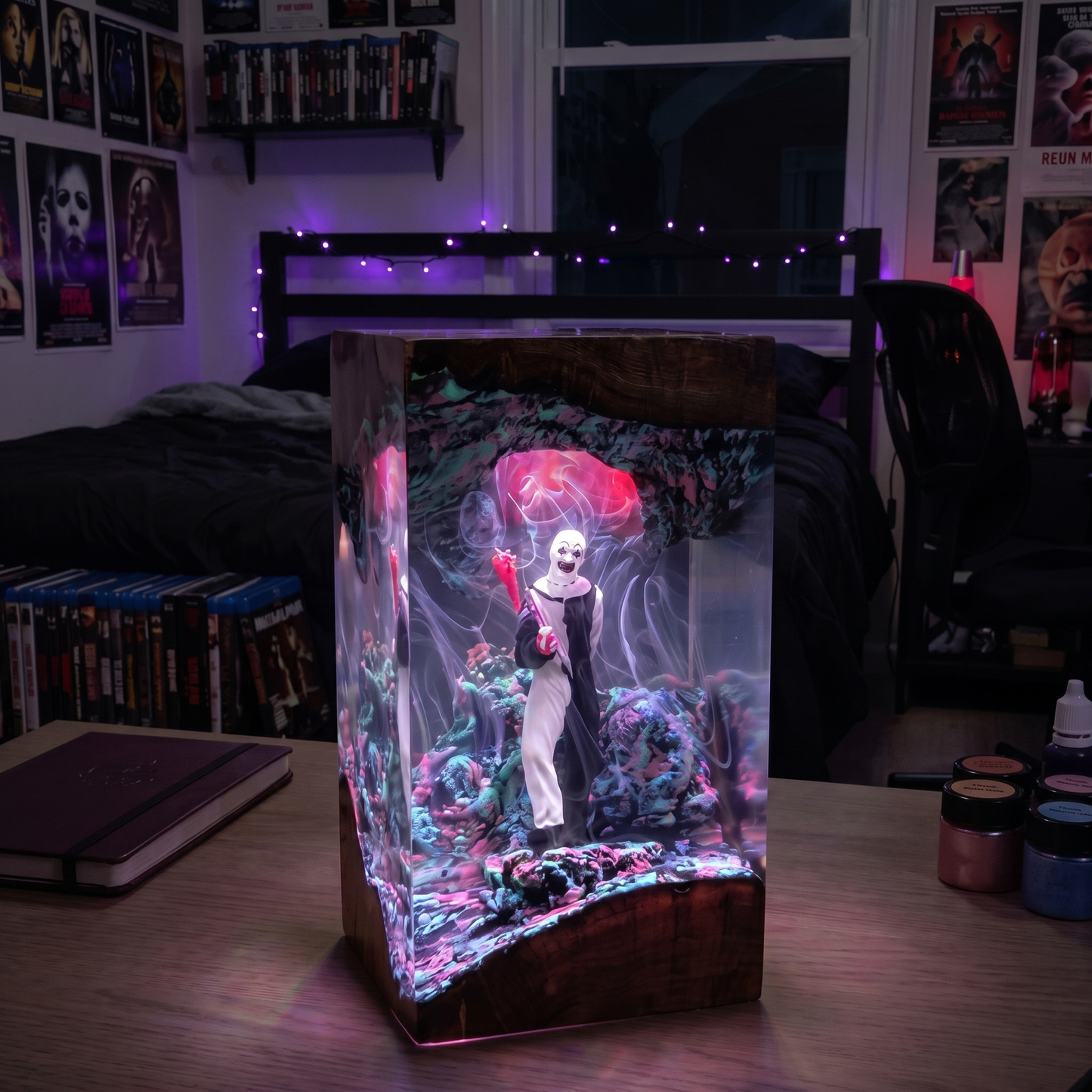 Handmade Halloween Resin Lamps