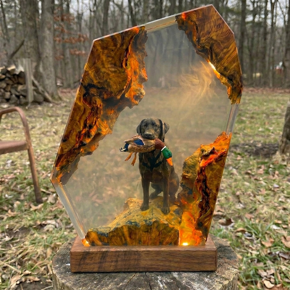 Hunting Resin Lamp™